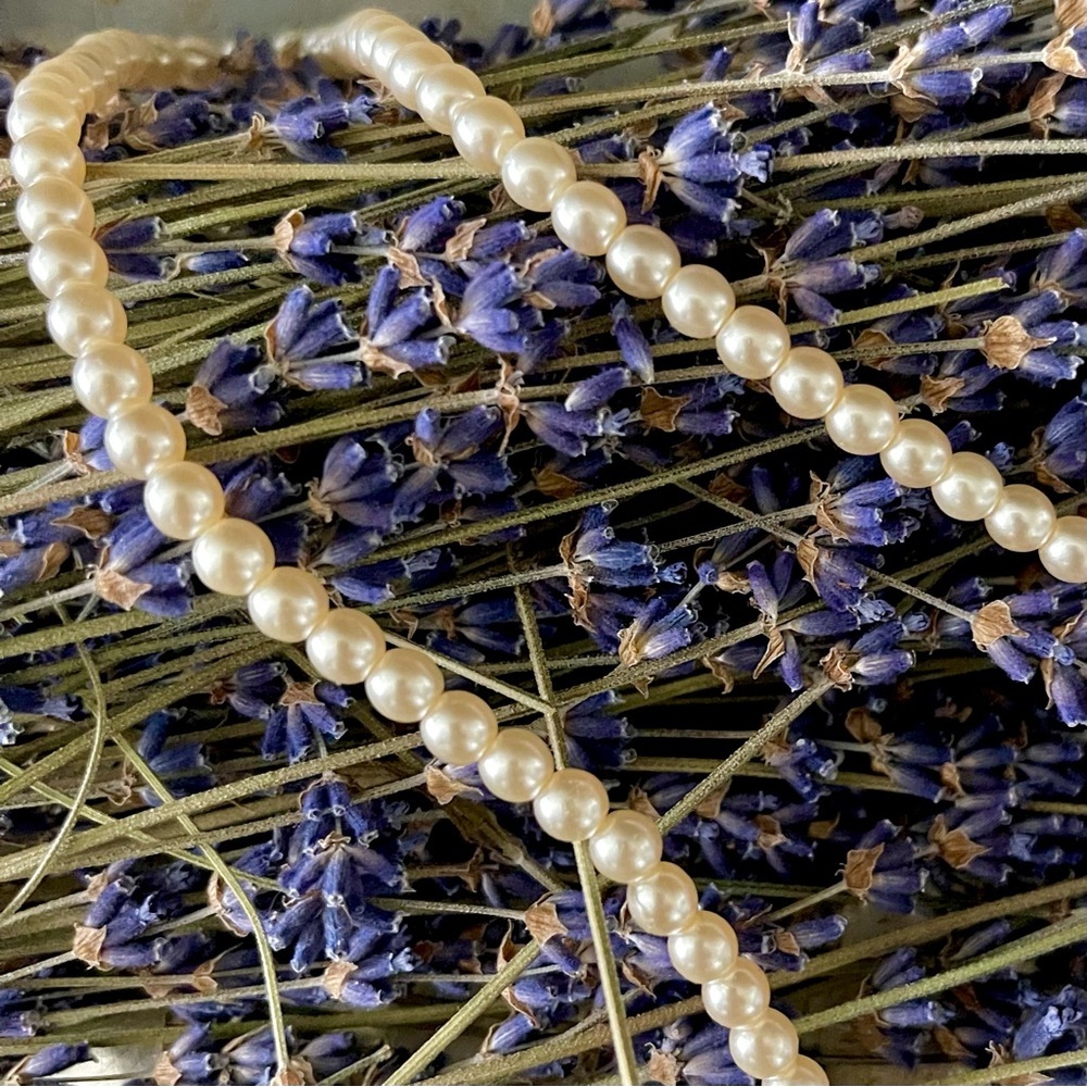 Vintage Czech Glass Pearl Beads - 5mm White - 75 Pieces - Made in 🇨🇿​